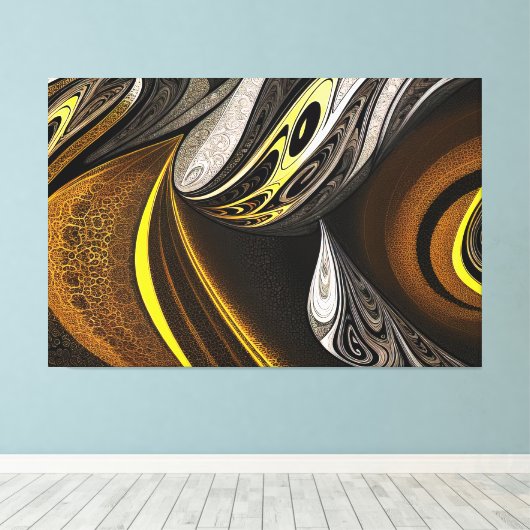 Eva 5 Abstract Design Canvas Afdruk (Insitu (Houten vloer))