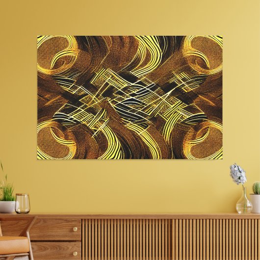 Eva 6 Abstract Design Canvas (Insitu (Woonkamer))
