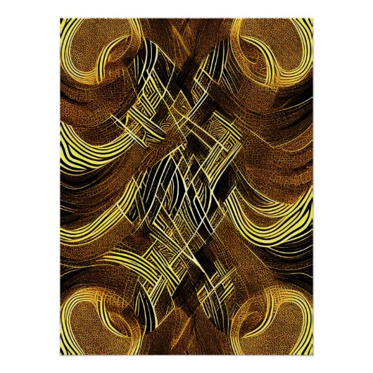 Eva 6 Abstract Design Poster (Voorkant)