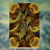 EVA 6 Abstract Ontwerp Acryl Teken Bord (Neutraal)