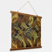 EVA 6 Abstract ontwerp Hangend Wandkleed (Gebogen)