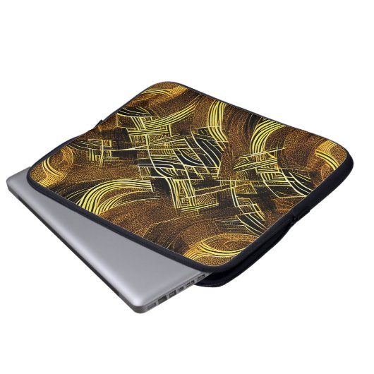 EVA 6 Abstract ontwerp Laptop Hoesje Laptop Sleeve (Voorkant onderkant)