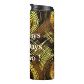 EVA 6 Abstract Ontwerp Thermische Tumbler Thermosbeker (Geroteerd rechts)