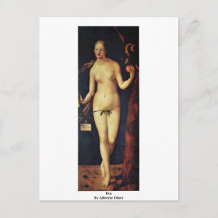 Eva By Albrecht Dürer Briefkaart