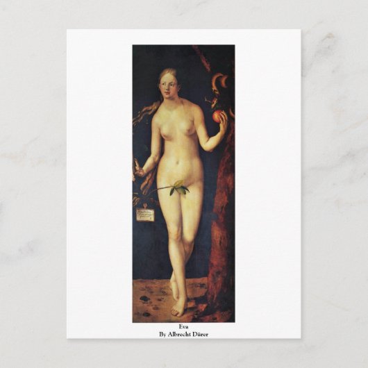 Eva By Albrecht Dürer Briefkaart (Voorkant)