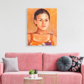 Eva Canvas Afdruk (Insitu (Woonkamer))