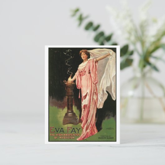 Eva Fay ~ De hoge prioriteit van het mysticisme Ma Briefkaart (Staand voorkant)