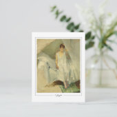 Eva Gonzalès #10 - Kunstmatig Briefkaart (Staand voorkant)