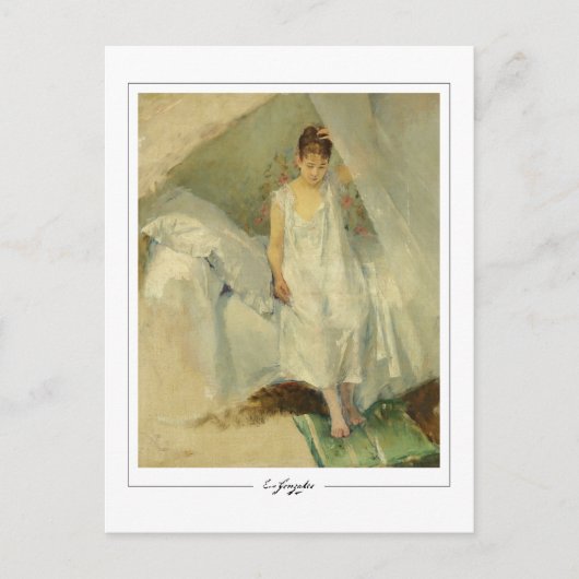 Eva Gonzalès #10 - Kunstmatig Briefkaart (Voorkant)