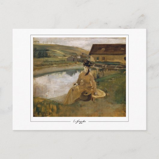 Eva Gonzalès #3 - Fine Art Briefkaart (Voorkant)