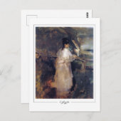 Eva Gonzalès #4 - Fine Art Briefkaart (Voorkant / Achterkant)