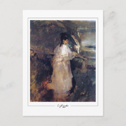 Eva Gonzalès #4 - Fine Art Briefkaart (Voorkant)