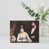 Eva Gonzales - Een doos in het Italiaanse theater Briefkaart (Staand voorkant)