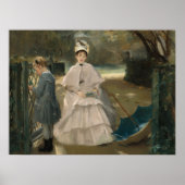 Eva Gonzales Nanny en Child Impressionism Art Poster (Voorkant)