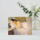 Eva Gonzales- Woman Awakking Briefkaart (Staand voorkant)