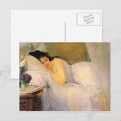 Eva Gonzales- Woman Awakking Briefkaart (Voorkant / Achterkant)