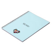 Eva Hart Blauw Notitieboek (Linkerzijde)