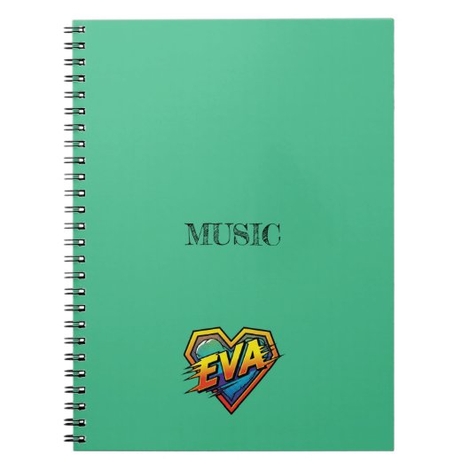 Eva Hart Groen Notitieboek (Voorkant)