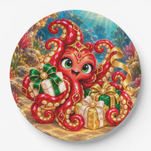 Eva – Kerst Octopus Onderwater Kerstfeest