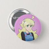 Eva Lightheart de Draconische Humanoïde knop Ronde Button 5,7 Cm (Voorkant /achterkant)