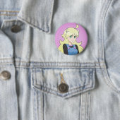 Eva Lightheart de Draconische Humanoïde knop Ronde Button 5,7 Cm (In situ)