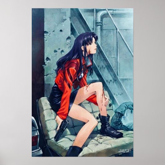 EVA Misato Poster (Voorkant)