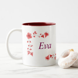 Eva naam Mok – Custom Coffee Cup met An