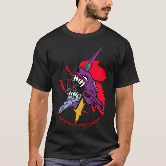 Eva Nerv Evangelion T-shirt (Voorkant)
