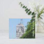 eva peron mural briefkaart (Staand voorkant)