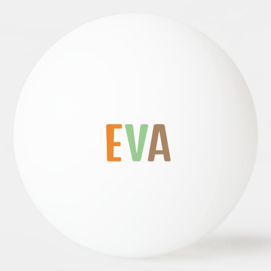 Eva Pingpongbal (Voorkant)