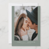 EVA Yellow Spring Waterverf Floral Wedding Kaart (Achterkant)