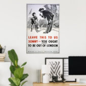 Evacuatie - Laat dit aan ons over, Sonny Poster (Thuiskantoor)