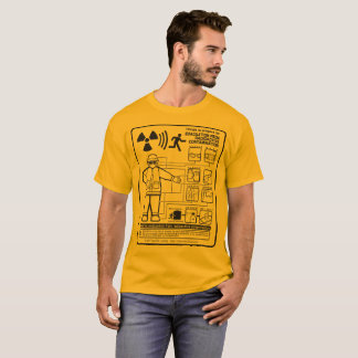 EVACUATIE TEGEN RADIOACTIEVE VERONTREINIGING T-SHIRT