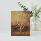 Evacuatiedag Washington Entry New York City Briefkaart (Staand voorkant)