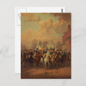 Evacuatiedag Washington Entry New York City Briefkaart (Voorkant / Achterkant)