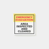 Evacuatiedeur Statuslabels voor Kantoren Post-it® Notes (Voorkant)