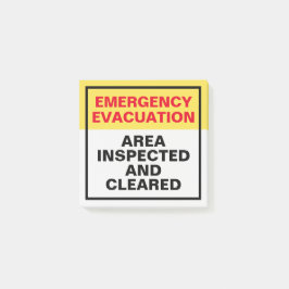 Evacuatiedeur Statuslabels voor Kantoren Post-it® Notes