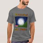 Evacueren? Verdomme ja!!! T-shirt (Voorkant)