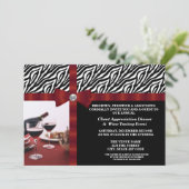 Evaluatie van corporate Event Client Kaart (Staand voorkant)