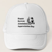 Evaluatiedag van systeembeheerder trucker pet (Voorkant)