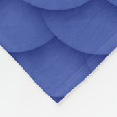 Evan - Blue Fleece Deken (Hoek)