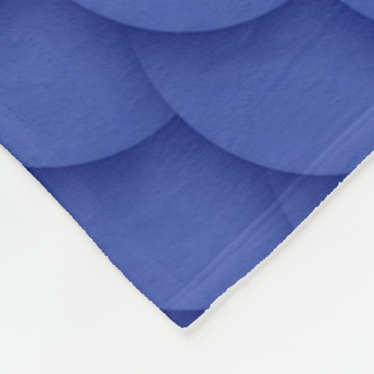 Evan - Blue Fleece Deken (Hoek)