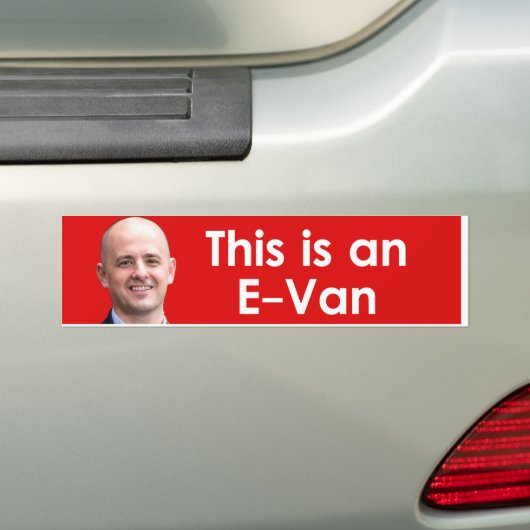 Evan McMullin - E-Van Bumpersticker (Op auto)