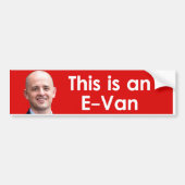 Evan McMullin - E-Van Bumpersticker (Voorkant)