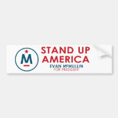 Evan McMullin - Sta Amerika op! Bumpersticker (Voorkant)
