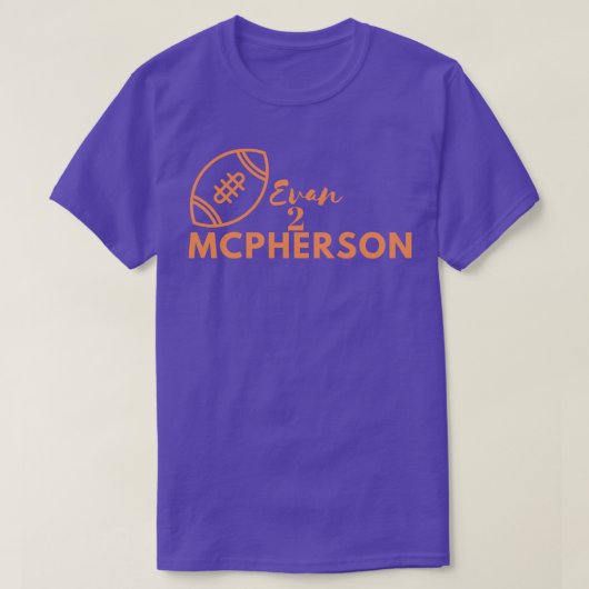 Evan McPherson 16 T-shirt (Design voorkant)