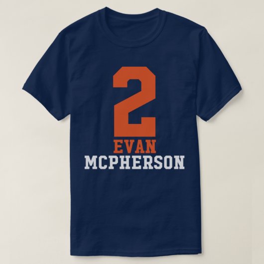 Evan McPherson 33 T-shirt (Design voorkant)