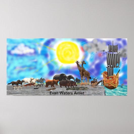 Evan Waters Artist Poster (Voorkant)