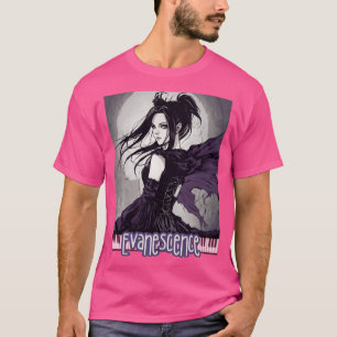Evanescence Amy Lee Anime Fan Art cadeau T-shirt