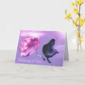 Evanescent Roos Kaart (Gele Bloem)